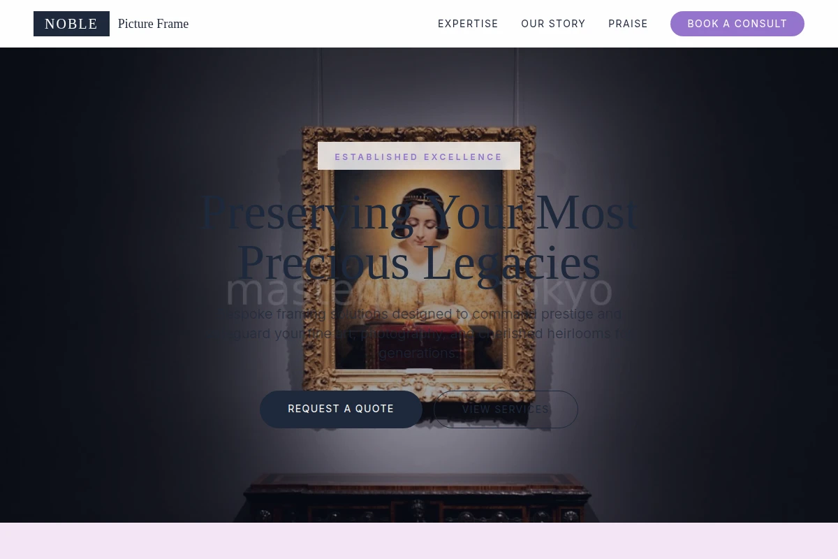 Noble Picture Frame