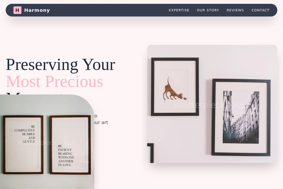 Harmony Picture Frame